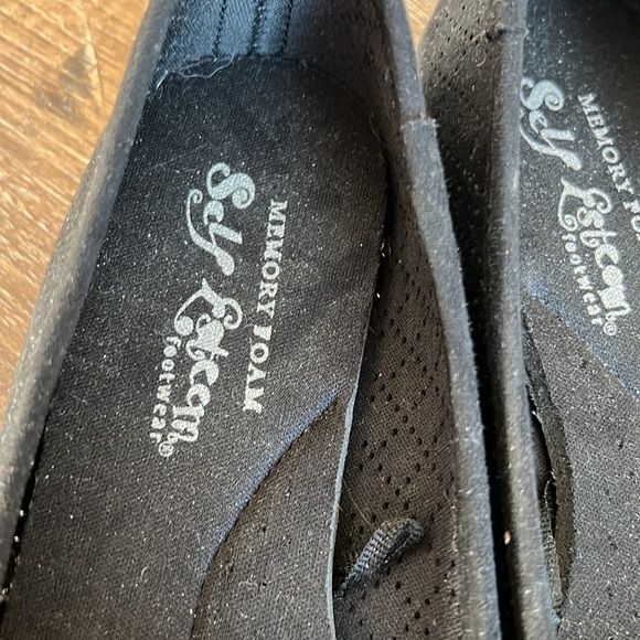 Girls Black Ballet Flats size 5.5 - Picture 3 of 7